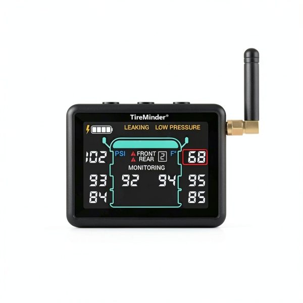 TPMS Monitor TireMinder Glass Metal Design for RV-1