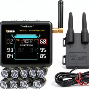TPMS Monitor TireMinder Glass Metal Design for RV-0
