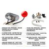 BuMatrivv Metal Fuel Regulator Automatic Fit-5